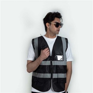 Bezpečnostní vesta Hi Vis s více kapsami Surveyor