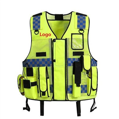 Nylonová policejní bezpečnostní vesta