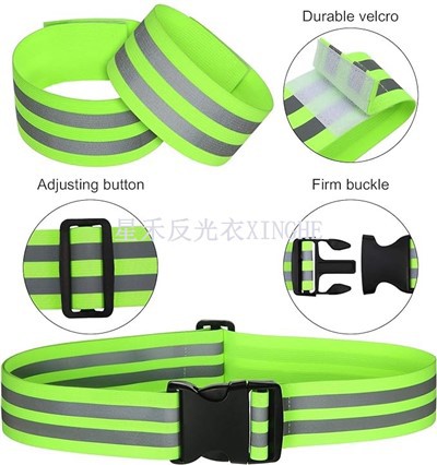 Bezpečnostní reflexní pásek PT pás Reflexní pás na paži, zápěstí, kotník, nohu Běh Cyklistika Chůze Maraton