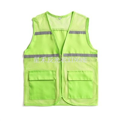Hi Vis zelené bezpečnostní vesty